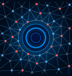 Background Network Circles Dots