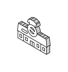 Thrift Shop Store Isometric Icon