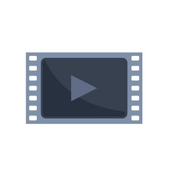 Video Play Icon Flat Web Button