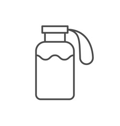 Bottle For Water Line Icon