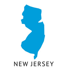 New Jersey State Plain Map High Quality