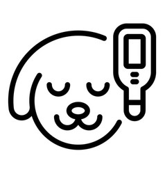 Dog Veterinary Icon Outline Pet Animal