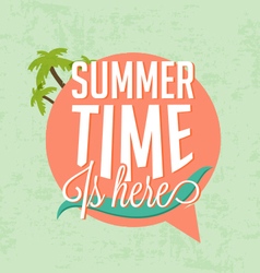 Summer Time Is Here Calligraphic Design