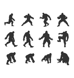 Bigfoot Silhouette Silhouettes