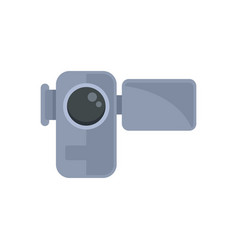 Video Camera Icon Flat Film Movie