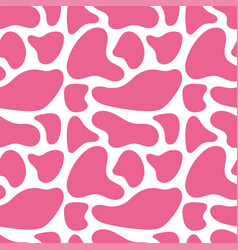 Pink Core Cow Print Giraffe Seamless Pattern