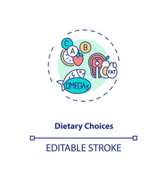 Dietary Choices Concept Icon