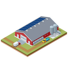 Isometric Poultry Farm Industrial