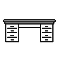 Table Icon Outline Wood Furniture