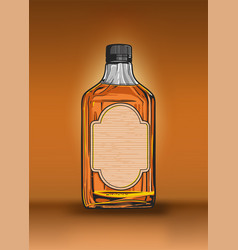 Whiskey Bottle Concept Realistic