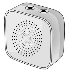 Bluetooth Speaker On A White Background