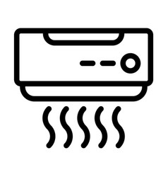 Air Conditioner Thick Line Icon