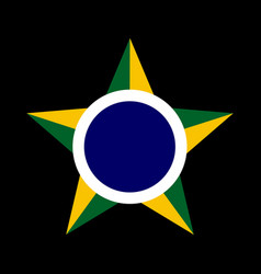 Badge Roundel Of Brasil Air Force Flag