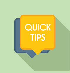 Helpful Tip Icon Flat Idea Advice