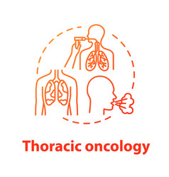 Thoracic Oncology Concept Icon Lung Airways