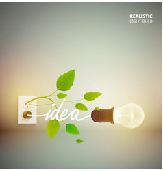 Yellow Light Bulb Abstract Background Poster