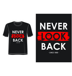 Never Look Back