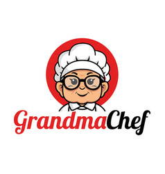 Grandma Chef Mascot Logo