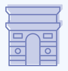 Icon Arc De Triomphe Related To France Symbol Two