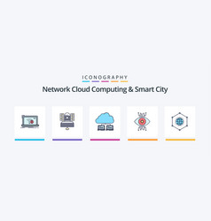 Network Cloud Computing And Smart City Line