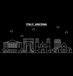 Ancona Silhouette Skyline Italy