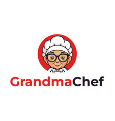 Grandma Chef Mascot Logo