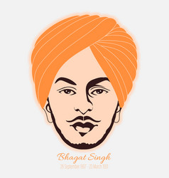 Indian Sikh Freedom Fighter Bhagat Singh