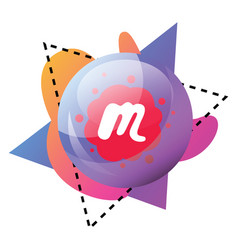 Meetup App Logo Inside A Bubble With Matching