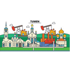 Russia Tumen City Skyline Architecture