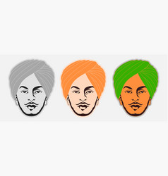 Indian Sikh Freedom Fighter Bhagat Singh