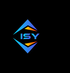 Isy Abstract Technology Logo Design On White