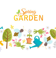 Spring Garden Design Poster