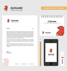 Cock Business Letterhead Calendar 2019 And Mobile