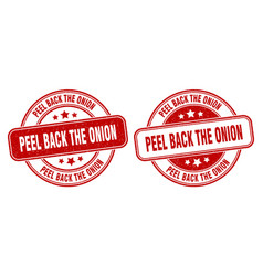 Peel Back Onion Stamp Back Onion