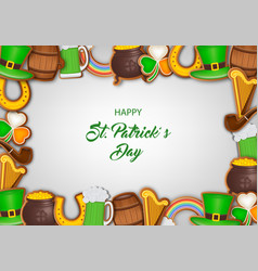 Saint Patricks Day Background With Cookies