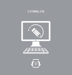 Designer Software - Flat Icon