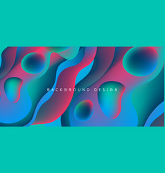 Fluid Waves Abstract Background For Covers