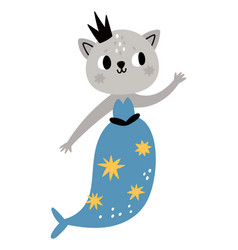 Princess Cat Mermaid Cute Magic Sea Creature