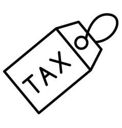 Shopping Tax Icon