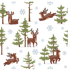 Deer Cartoon Background