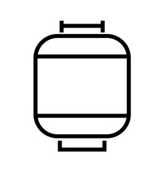 Simple Household Propane Gas Cylinder Icon