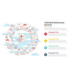 Ira Individual Retirement Account Concept