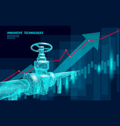 Oil Well Rig Juck Low Poly Business Concept