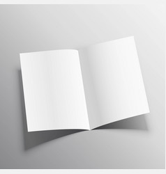 3d Realistic Paper Folder Mockup