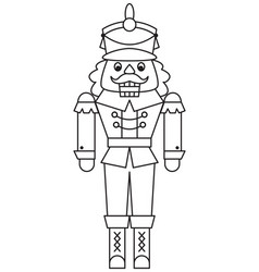 Nutcracker Christmas Coloring Page