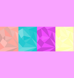 Four Polygon Background Color Ipad