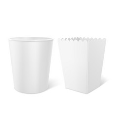 Blank Bucket For Popcorn Hen Wings Or Legs Mockup