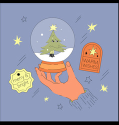 Hand With Snow Globe