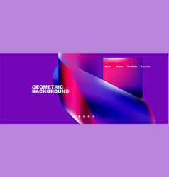 Landing Page Background Template Colorful Plastic