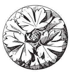 Early Gothic Boss Rosette Is Made Of Three